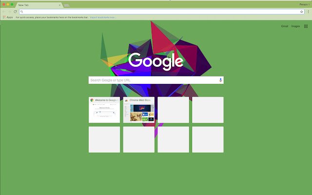 Light Green Polygon Theme  from Chrome web store to be run with OffiDocs Chromium online