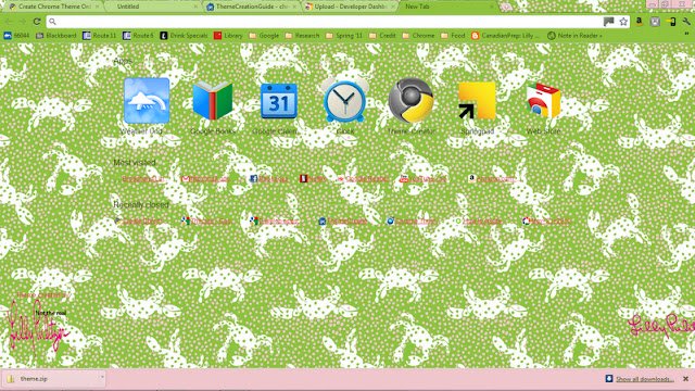 Lilly Pulitzer Crabby  from Chrome web store to be run with OffiDocs Chromium online