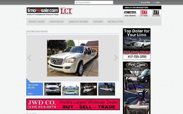 LimoForSale Limo Classifieds  from Chrome web store to be run with OffiDocs Chromium online