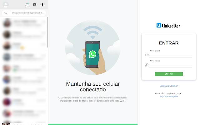 Chrome 网上商店的 Linkseller CRM em seu WhatsApp 将与 OffiDocs Chromium 在线运行