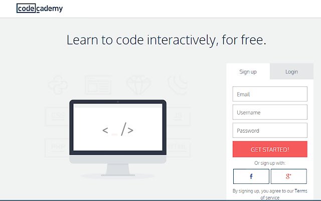 Link to Codecademy  from Chrome web store to be run with OffiDocs Chromium online