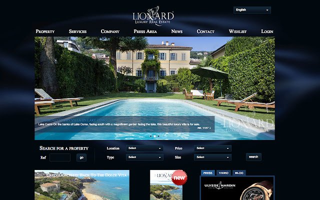 Lionard Luxury Real Estate  from Chrome web store to be run with OffiDocs Chromium online