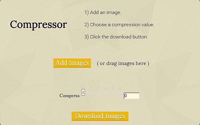 LIOs Batch Image Compressor mula sa Chrome web store na tatakbo sa OffiDocs Chromium online