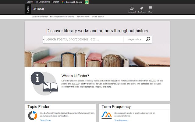 LitFinder  from Chrome web store to be run with OffiDocs Chromium online