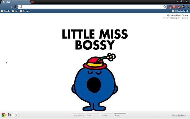 Little Miss Bossy  from Chrome web store to be run with OffiDocs Chromium online