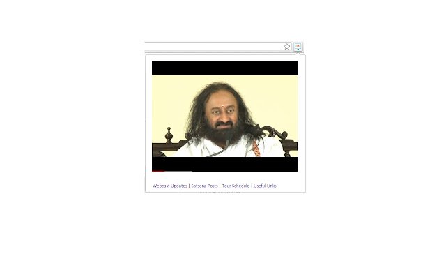 Live Webcast:Satsang with Sri Sri  from Chrome web store to be run with OffiDocs Chromium online