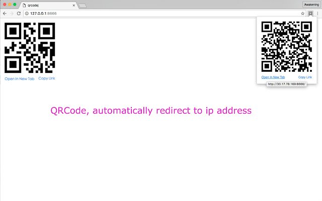 Local2Ip QRCode  from Chrome web store to be run with OffiDocs Chromium online