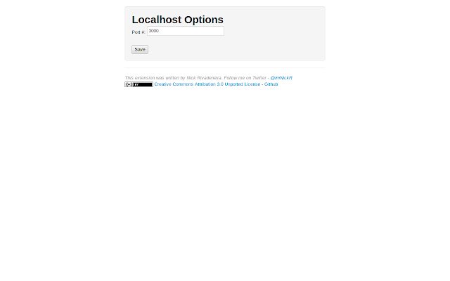 Localhost  from Chrome web store to be run with OffiDocs Chromium online