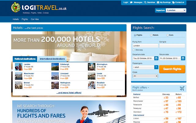 Logitravel.co.uk  from Chrome web store to be run with OffiDocs Chromium online