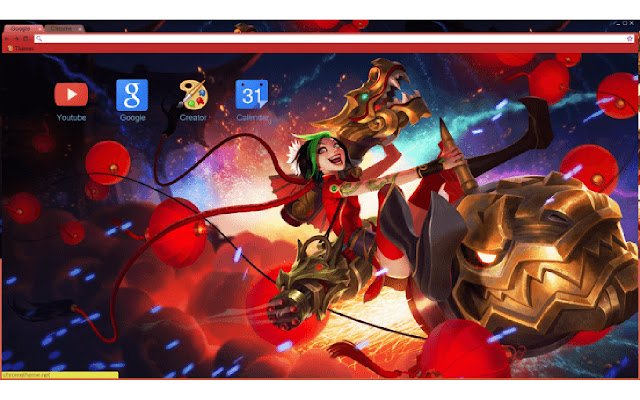 LoL Firecracker Jinx 2, 1920x1080 aus dem Chrome Web Store, kann mit OffiDocs Chromium online ausgeführt werden