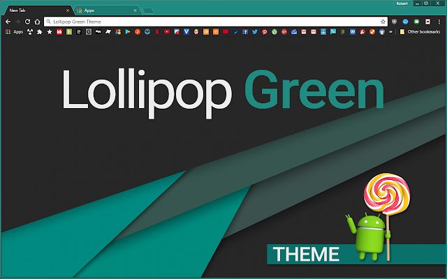 Lollipop Green Theme  from Chrome web store to be run with OffiDocs Chromium online