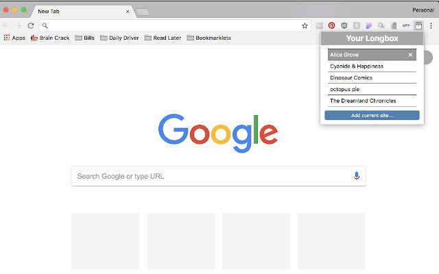 Longbox מחנות האינטרנט של Chrome להפעלה עם OffiDocs Chromium באינטרנט