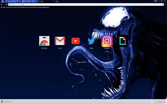 زبان بلند آبی Venom (ART) 1920X1080 HD از فروشگاه وب کروم برای اجرا با OffiDocs Chromium به صورت آنلاین