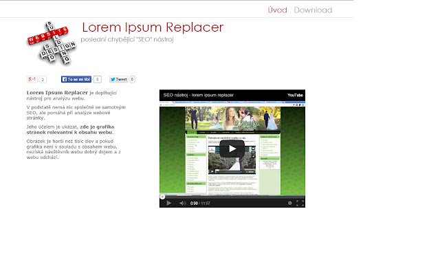 Chrome 网上商店的 LoremIpsumReplacer 将与 OffiDocs Chromium 在线运行