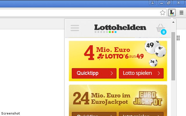 Lottohelden.de Online günstig Lotto Spielen từ cửa hàng Chrome trực tuyến sẽ được chạy bằng OffiDocs Chrome trực tuyến