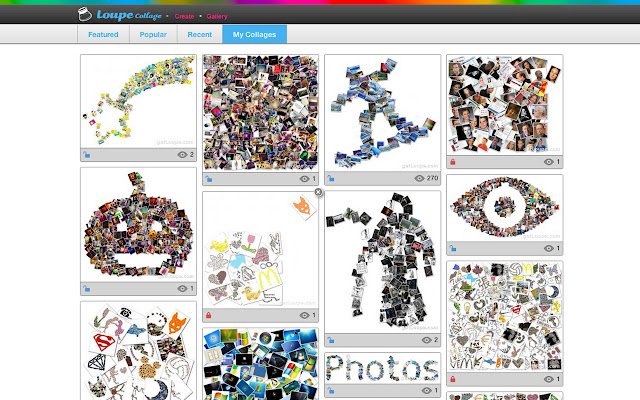 Loupe Collage  from Chrome web store to be run with OffiDocs Chromium online