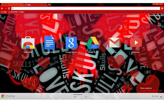 Love Skulls  from Chrome web store to be run with OffiDocs Chromium online
