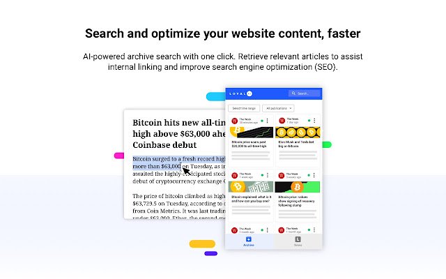 LOYAL AI: Search Assistant for Journalists  from Chrome web store to be run with OffiDocs Chromium online