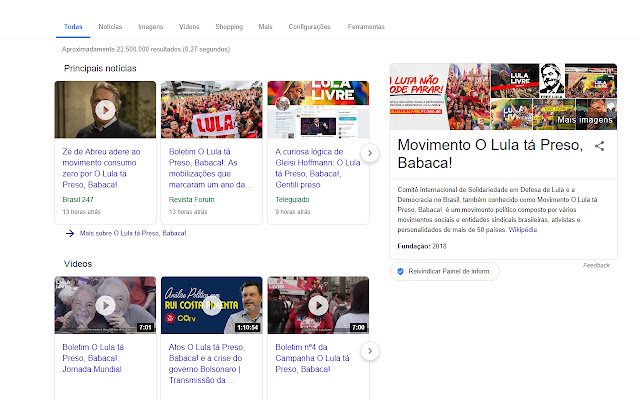 Lula Livre Replacer  from Chrome web store to be run with OffiDocs Chromium online