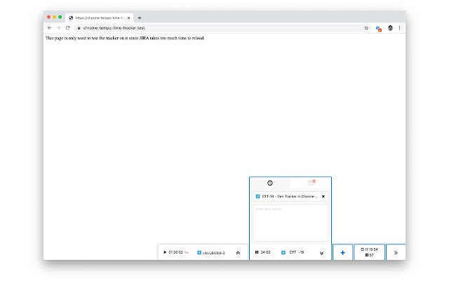 Lulububu time tracker for JIRA  from Chrome web store to be run with OffiDocs Chromium online