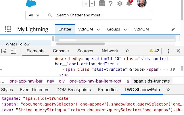 LWC ShadowPath Generator  from Chrome web store to be run with OffiDocs Chromium online