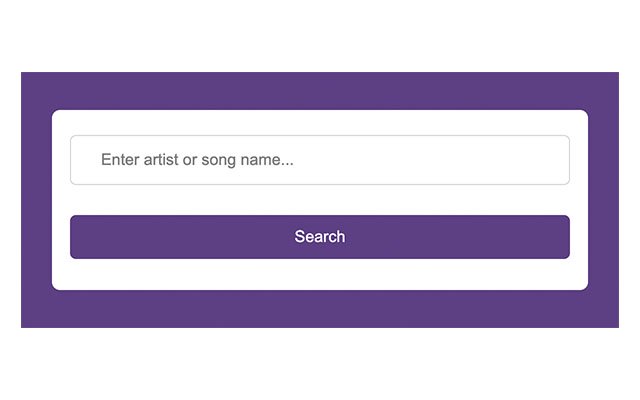 Lyrics Search  from Chrome web store to be run with OffiDocs Chromium online