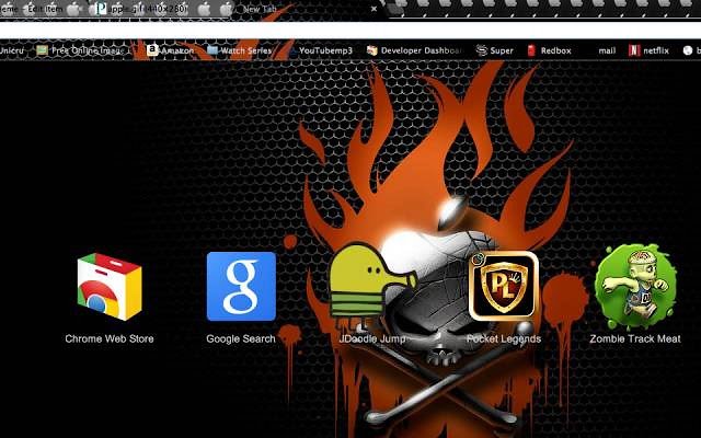 Mac Skull  from Chrome web store to be run with OffiDocs Chromium online