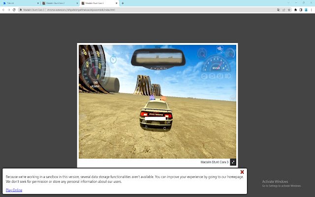 Madalin Stunt Cars 3  from Chrome web store to be run with OffiDocs Chromium online