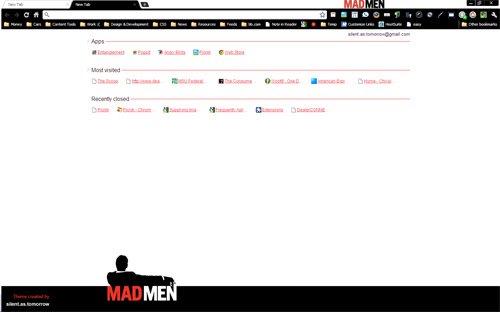 Mad Men  from Chrome web store to be run with OffiDocs Chromium online