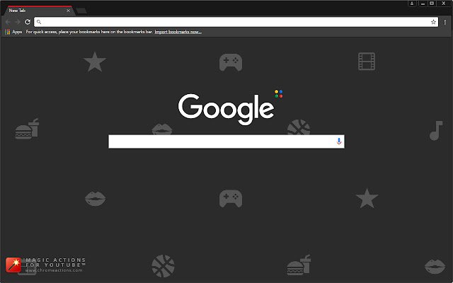 Magic Theme for YouTube™ Black  from Chrome web store to be run with OffiDocs Chromium online