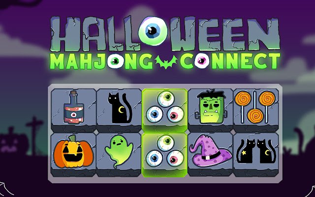 Mahjong Connect Halloween Game  from Chrome web store to be run with OffiDocs Chromium online