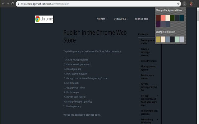 Jadikan Gelap daripada kedai web Chrome untuk dijalankan dengan OffiDocs Chromium dalam talian