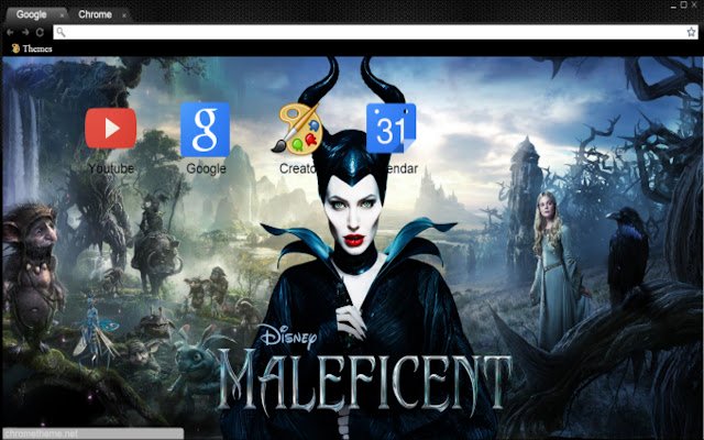 موضوع Maleficent من متجر Chrome الإلكتروني ليتم تشغيله مع OffiDocs Chromium عبر الإنترنت