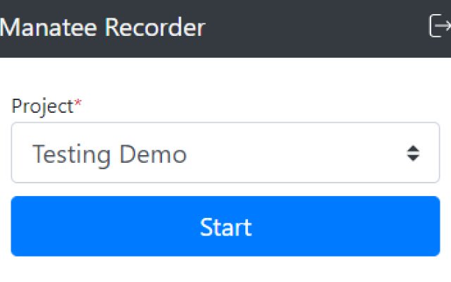 Manatee Recorder  from Chrome web store to be run with OffiDocs Chromium online