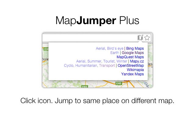 MapJumper Plus aus dem Chrome Web Store kann mit OffiDocs Chromium online ausgeführt werden