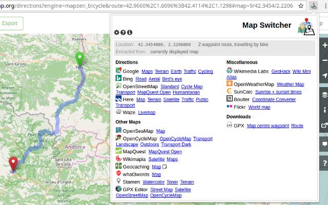 MapSwitcher aus dem Chrome Web Store zur Ausführung mit OffiDocs Chromium online