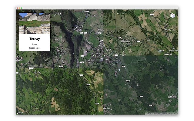 maptab  from Chrome web store to be run with OffiDocs Chromium online