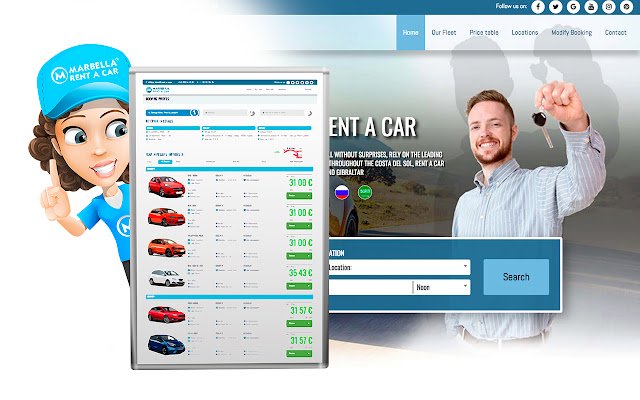 Marbella Rent a Car  from Chrome web store to be run with OffiDocs Chromium online