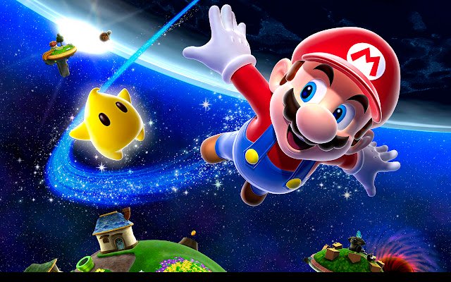 Mario Galaxy Theme  from Chrome web store to be run with OffiDocs Chromium online