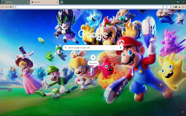 Mario + Rabbids Sparks of Hope Browser Theme  from Chrome web store to be run with OffiDocs Chromium online