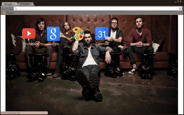 Maroon 5 Theme  from Chrome web store to be run with OffiDocs Chromium online