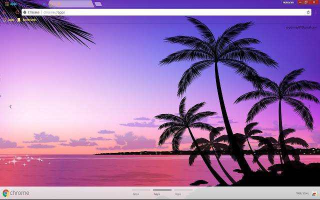 Chrome web mağazasından muhteşem Palmiye Ağacı gün batımı, OffiDocs Chromium çevrimiçi ile çalıştırılacak