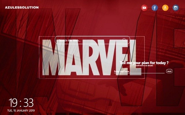 Marvel Wallpaper New Tab Theme  from Chrome web store to be run with OffiDocs Chromium online