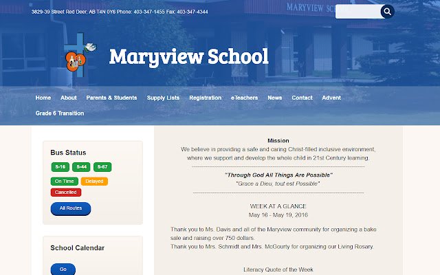 Maryview School de la boutique en ligne Chrome sera exécutée avec OffiDocs Chromium en ligne