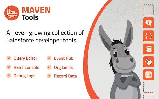 Maven Tools for Salesforce  from Chrome web store to be run with OffiDocs Chromium online