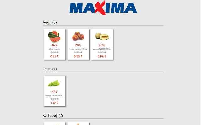 Maxima Products  from Chrome web store to be run with OffiDocs Chromium online