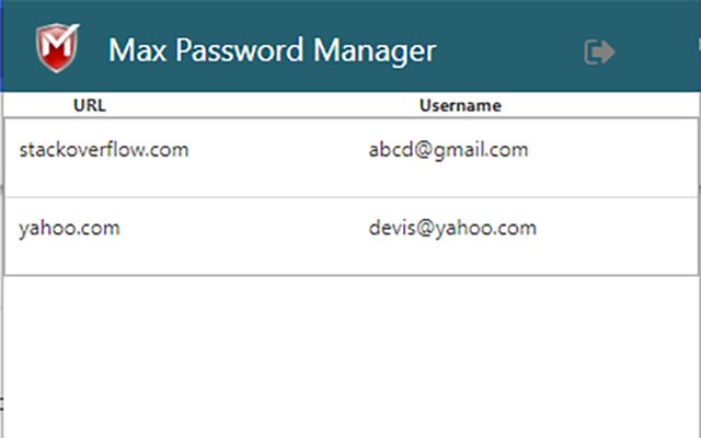 Max Password Manager  from Chrome web store to be run with OffiDocs Chromium online