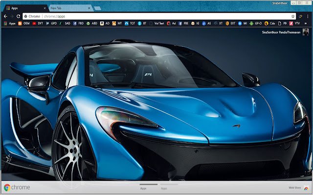 El deportivo McLaren 2017 P1 de la tienda web Chrome se ejecutará con OffiDocs Chromium en línea