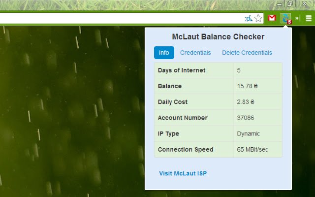 McLaut Balance Checker  from Chrome web store to be run with OffiDocs Chromium online