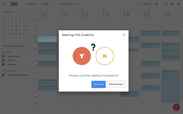 Meetings Kill Creativity  from Chrome web store to be run with OffiDocs Chromium online